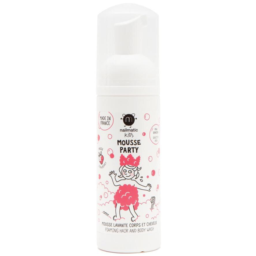 Nailmatic Mousse Party Hair & Body Wash Strawberry