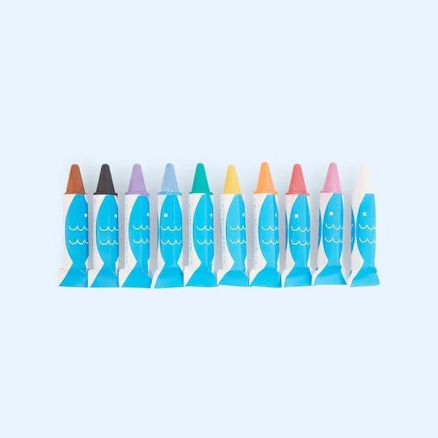 Kitpas Bath Rice Wax Crayon - 10 Colours - Radish Loves