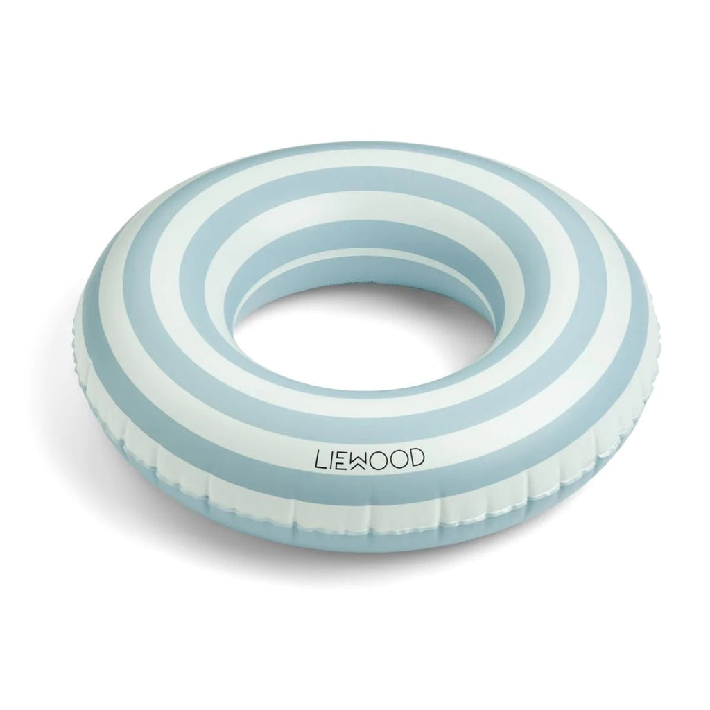 Liewood Baloo Swim Ring Stripe Sea Blue - Radish Loves