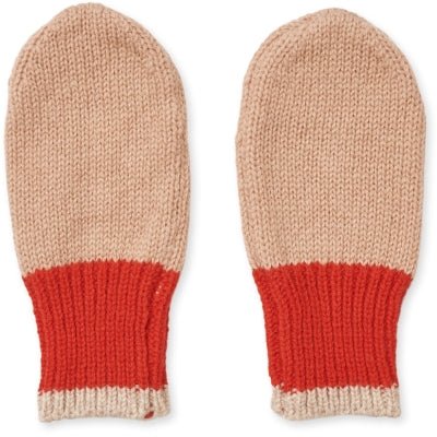 Liewood Pipi Mittens Tuscany Rose & Apple Red - Radish Loves
