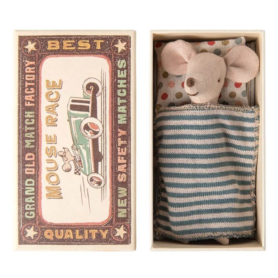 Maileg Big Brother Mouse In Matchbox - Radish Loves