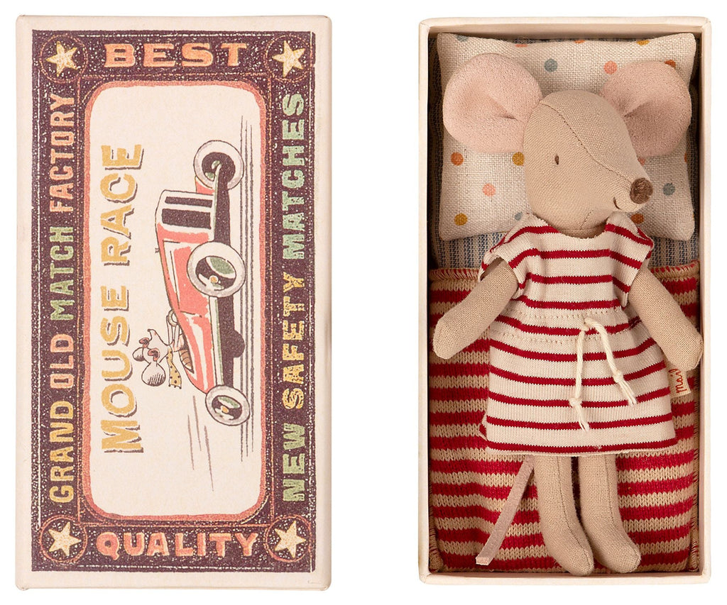 Maileg Big Sister Mouse In Matchbox - Radish Loves