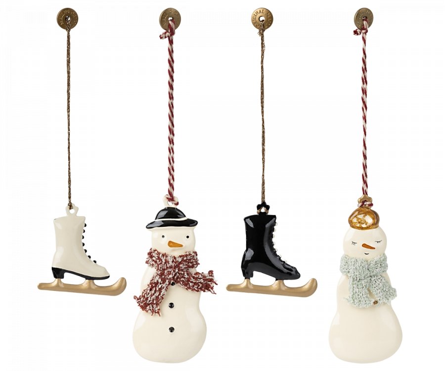 Maileg Metal Ornament Set Winter Wonderland - Radish Loves