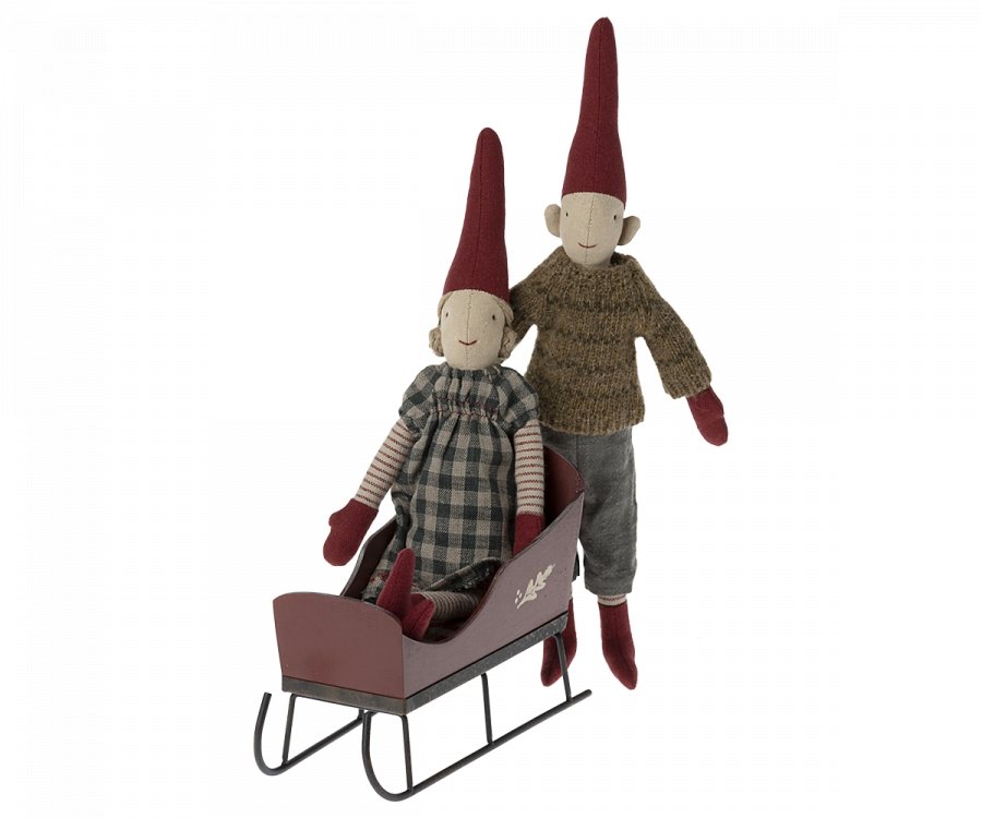Maileg Sleigh Mini Red - Radish Loves