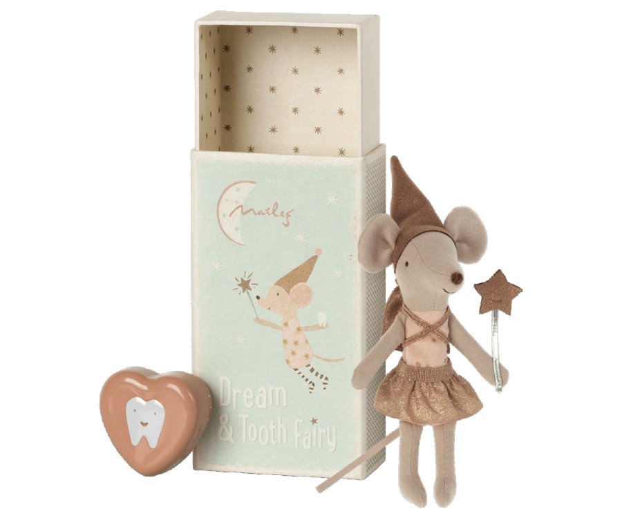 Maileg Tooth Fairy Mouse in Box - Girl - Radish Loves