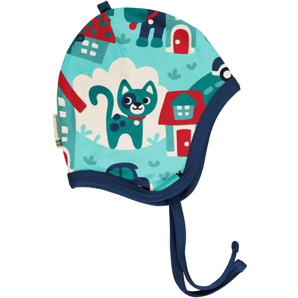 Maxomorra Town Helmet Hat - Radish Loves