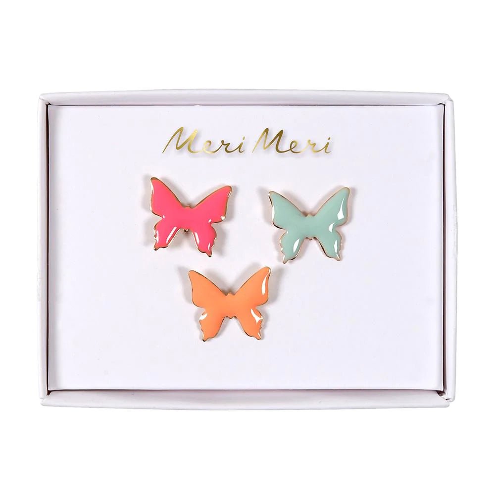 Meri Meri Enamel Butterfly Pins - Radish Loves