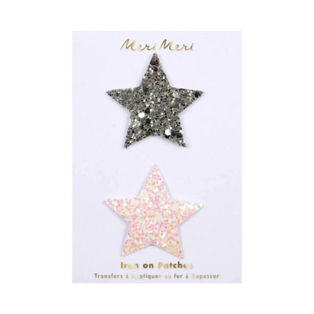 Meri Meri Glitter Star Iron On Patches - Radish Loves