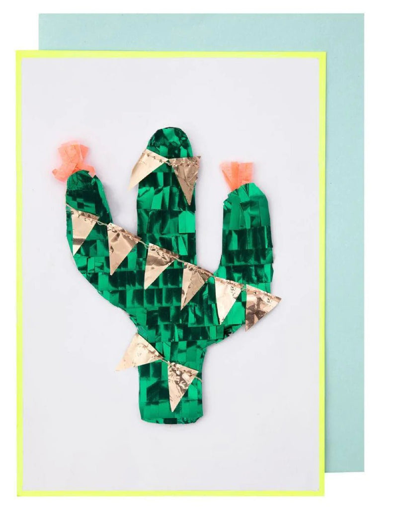 Meri Meri Pinata Cactus Card - Radish Loves