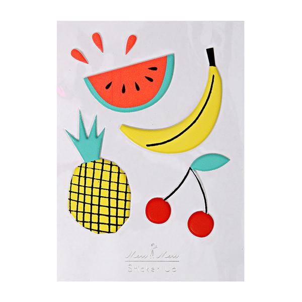 Meri Meri Puffy Stickers Fruit - Radish Loves
