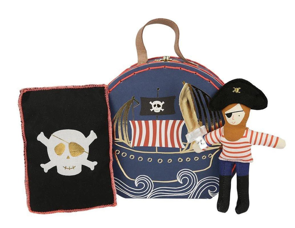 Meri Meri Suitcase With Mini Pirate Doll Radish Loves