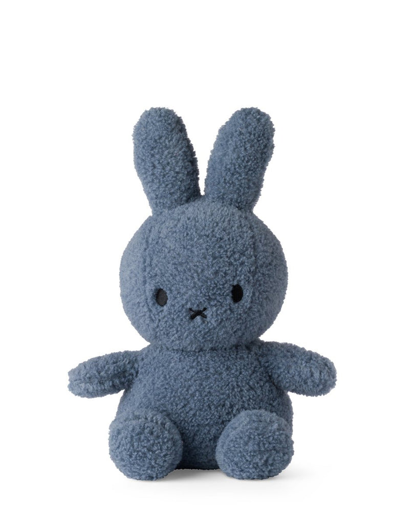 Miffy Sitting 100% Recycled Soft Toy Teddy Blue - Radish Loves