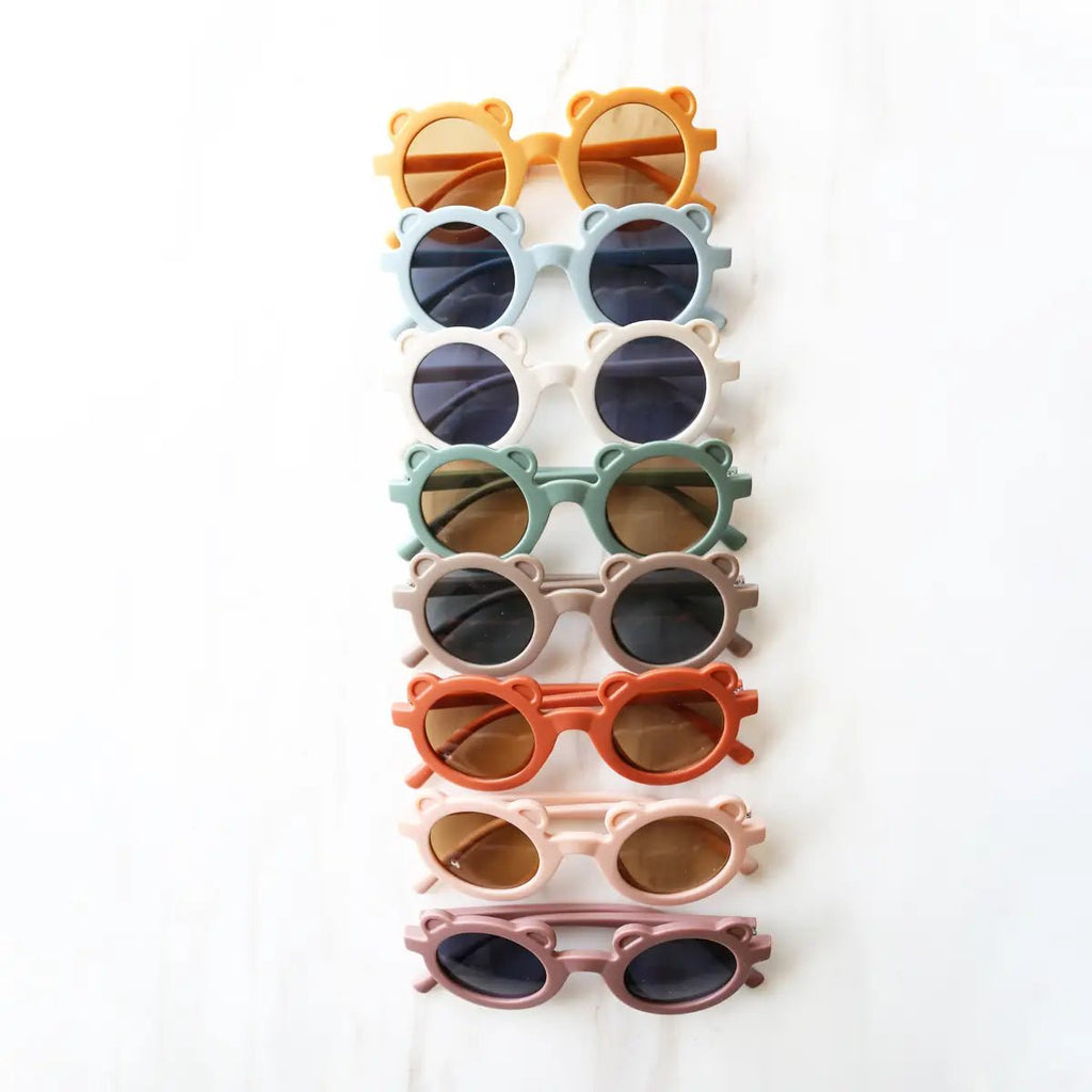 Mini Momo Kid's Teddy Bear Shape Sunglasses - Radish Loves