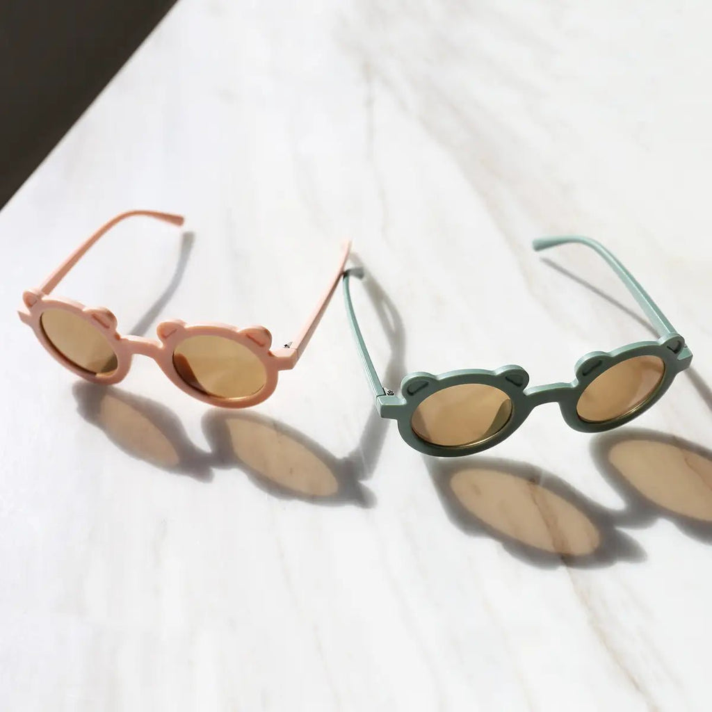 Mini Momo Kid's Teddy Bear Shape Sunglasses - Radish Loves