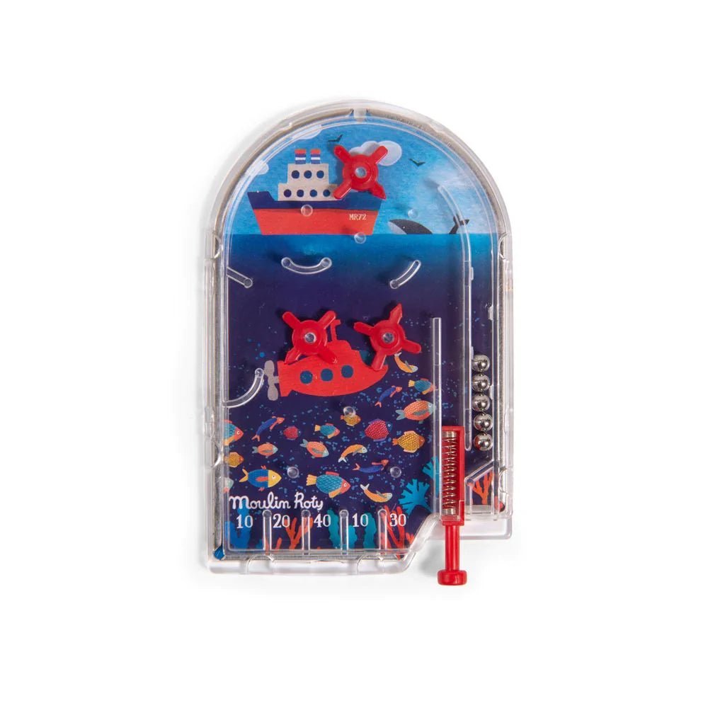 Moulin Roty Mini Pinball Game Sea - Radish Loves