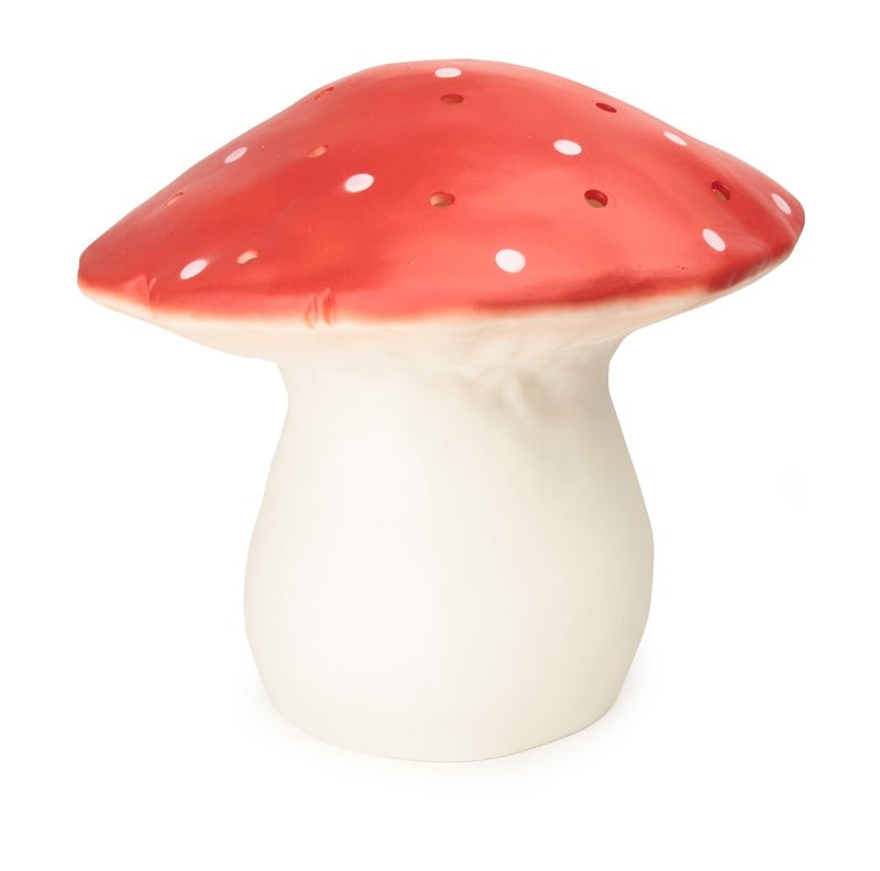 Mushroom Lamp Large - Red - Radish Loves