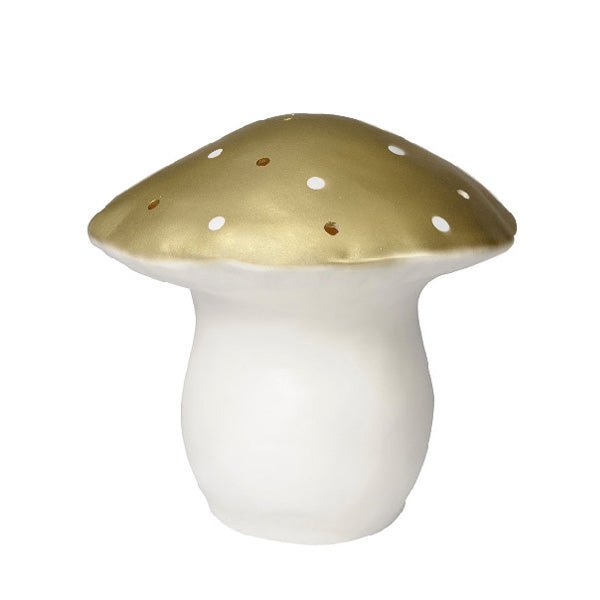 Mushroom Lamp Medium - Gold - Radish Loves
