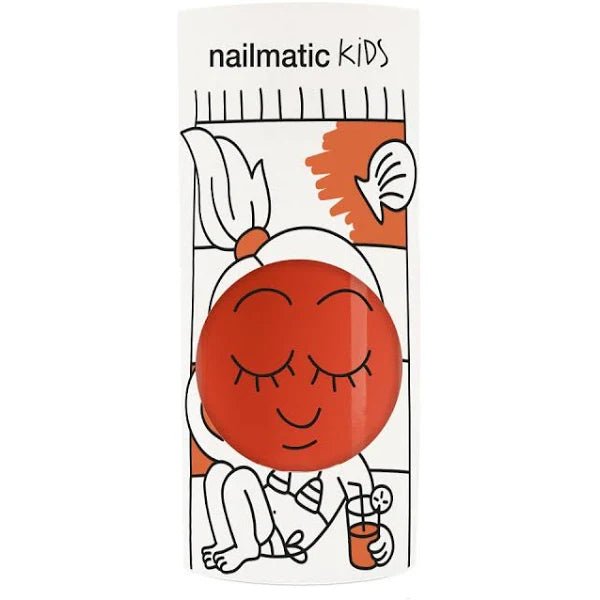 Nailmatic Kids Dori Orange Nail Polish - Radish Loves