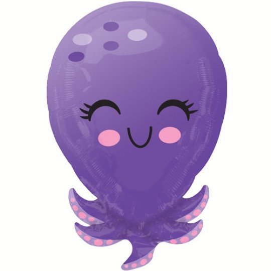 Octopus Foil Balloon - 21 Inch - Radish Loves
