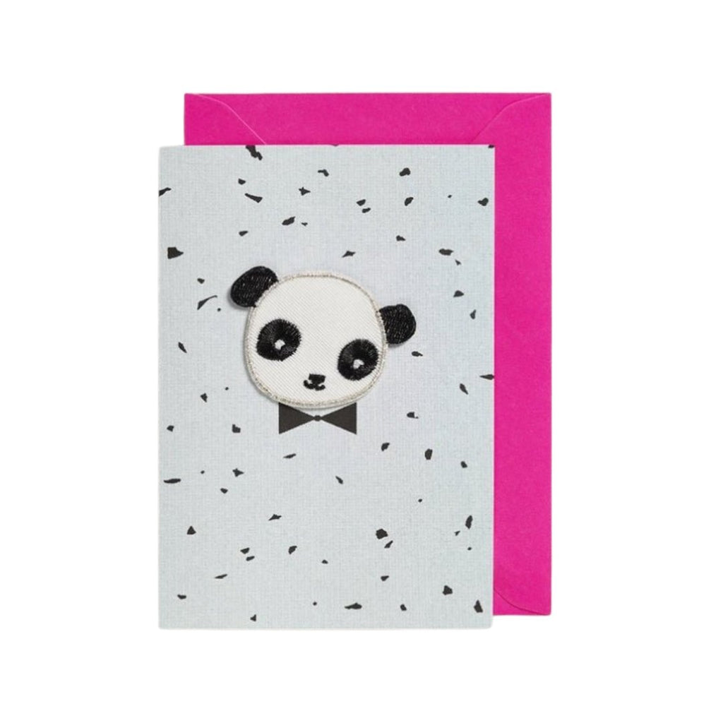 Petra Boase Iron On Patch Card Panda - Radish Loves