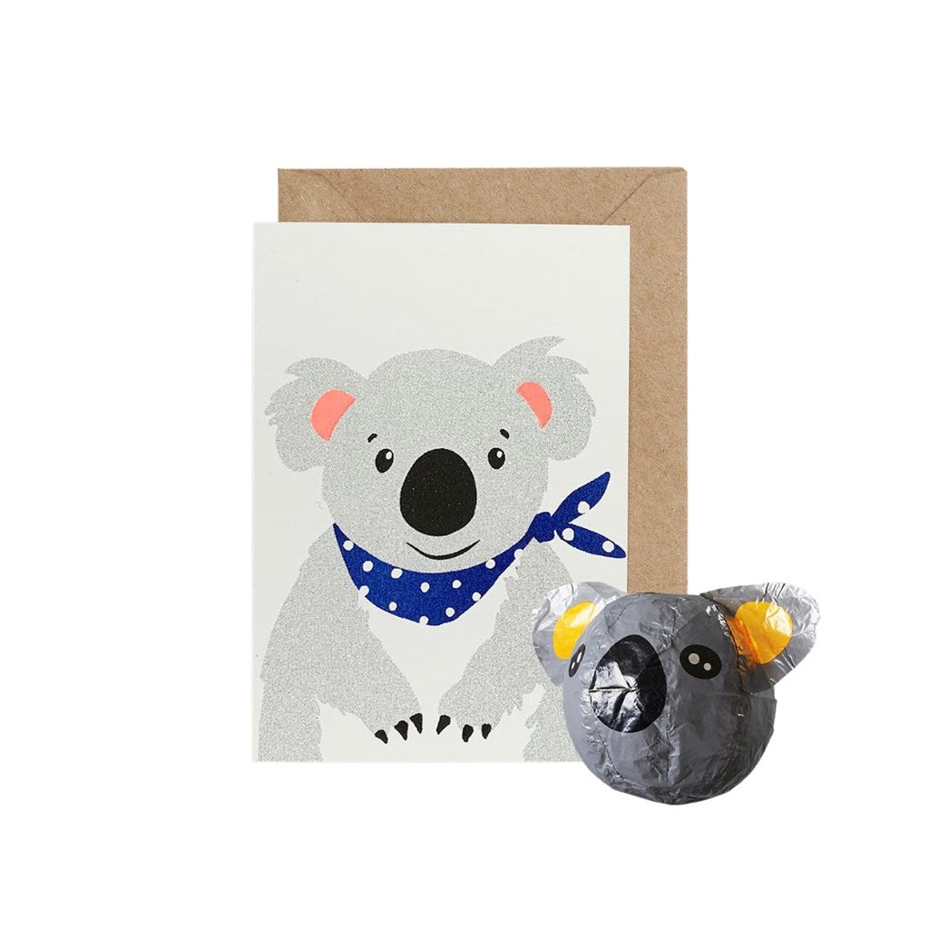 Petra Boase Japanese Paper Balloon Card Koala - Radish Loves