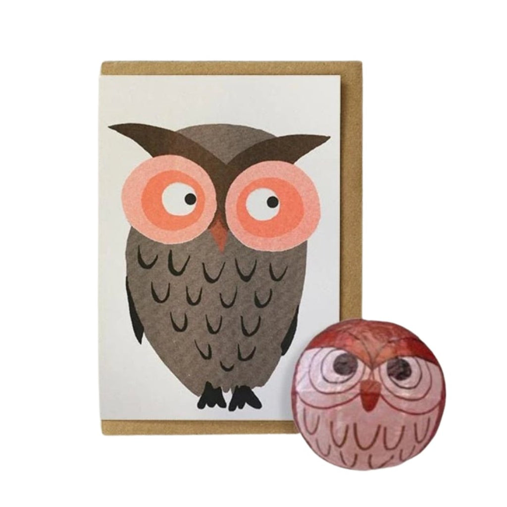 Petra Boase Japanese Paper Balloon Cards Owl - Radish Loves