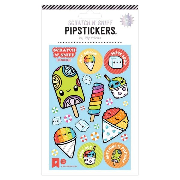 Pipsticks Anything is Popsicle Scratch 'n Sniff Stickers - Radish Loves