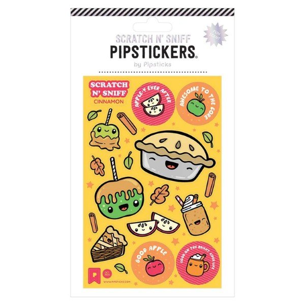Pipsticks Awesome To The Core Scratch 'n Sniff Stickers - Radish Loves
