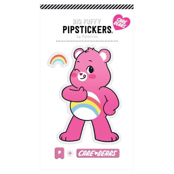 Pipsticks Big Puffy Cheer Bear Sticker - Radish Loves