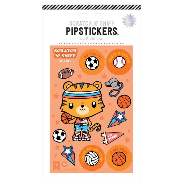 Pipsticks Eye Of The Tiger Scratch 'n Sniff Stickers - Radish Loves