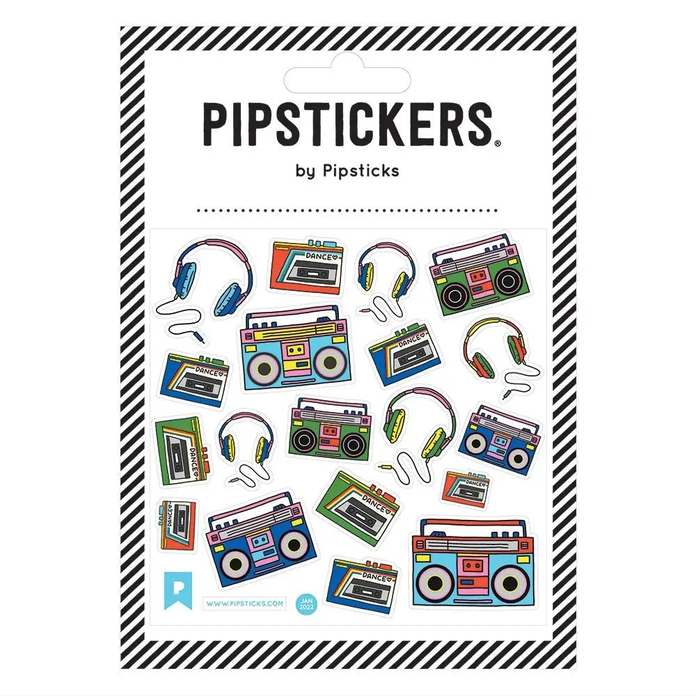 Pipsticks Fuzzy Music Machines Stickers - Radish Loves