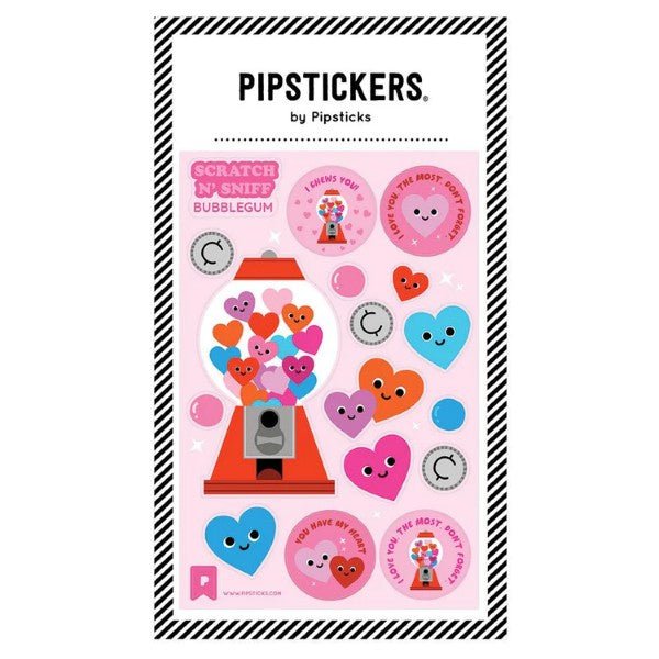 Pipsticks I Chews You Scratch 'n Sniff Stickers - Radish Loves