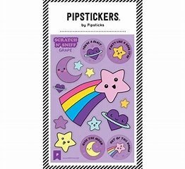 Pipsticks Over The Moon Scratch 'n Sniff Stickers - Radish Loves