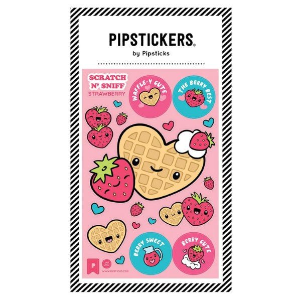 Pipsticks Waffle-y Cute Scratch 'n Sniff Stickers - Radish Loves