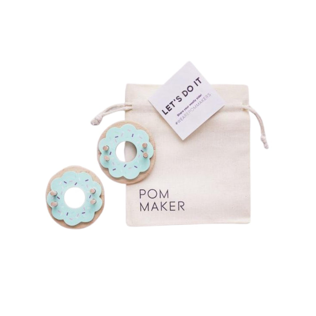 Pom Maker Donut Pom Maker Blue Frost - Radish Loves