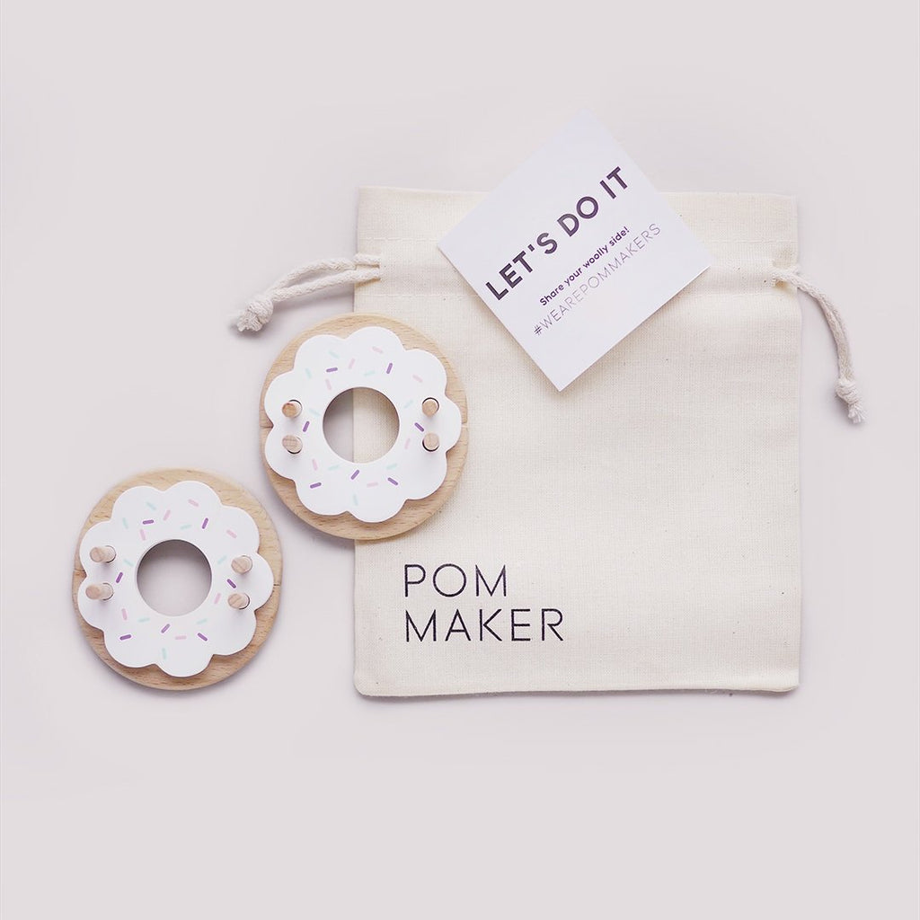 Pom Maker Donut Pom Maker Vanilla - Radish Loves