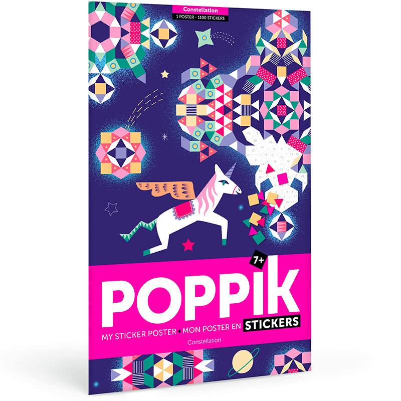 Poppik Creative Sticker Poster- Constellation - Radish Loves