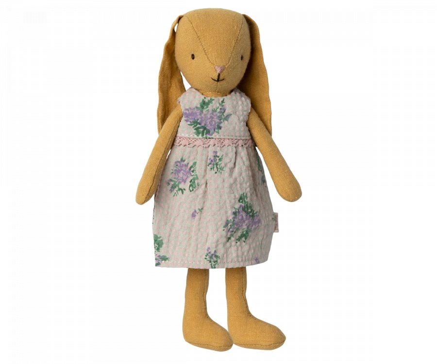 PRE ORDER Maileg Bunny Size 1 Dusty Yellow Dress - Radish Loves