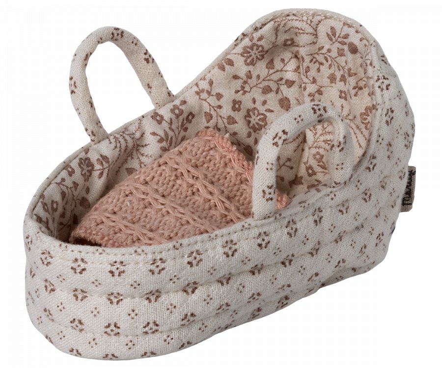 PRE ORDER Maileg Carrycot Baby Mouse - Radish Loves