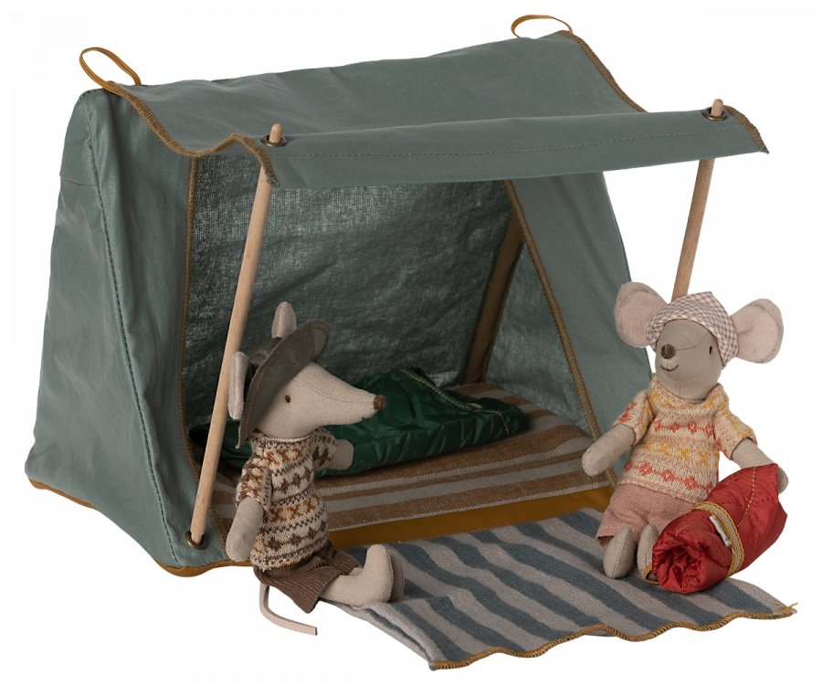 PRE ORDER Maileg Happy Camper Tent Mouse - Radish Loves