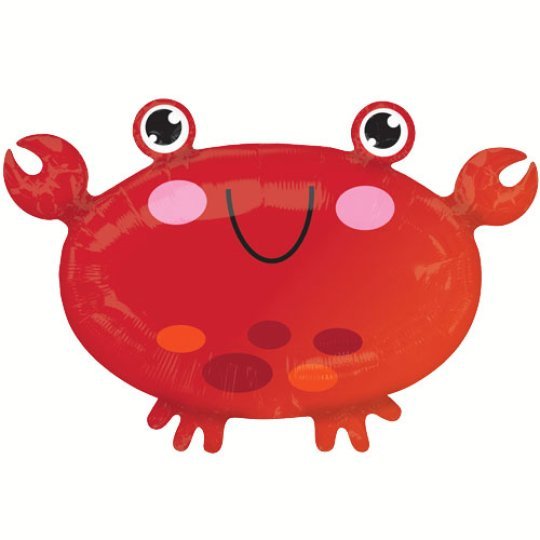 Red Crab Foil Balloon - 22 Inch - Radish Loves