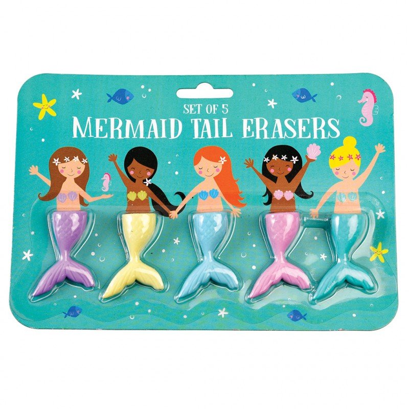 Rex London Mermaid Tail Erasers - Radish Loves