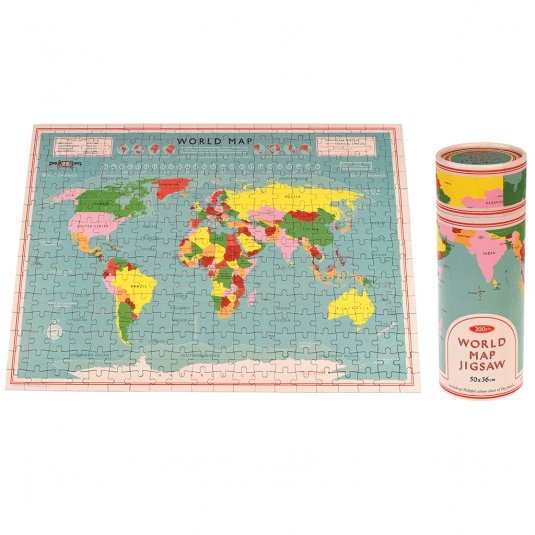 Rex London World Map Jigsaw - Radish Loves