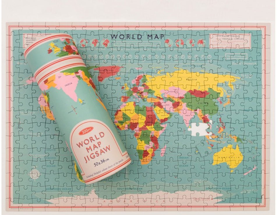Rex London World Map Jigsaw - Radish Loves