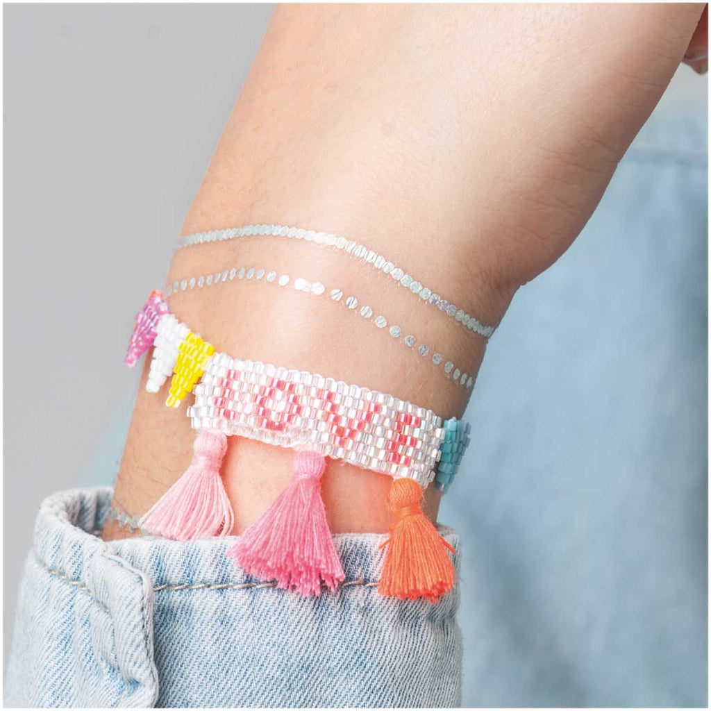 Rico Design Kit Brick Stitch Love Bracelet Set - Radish Loves