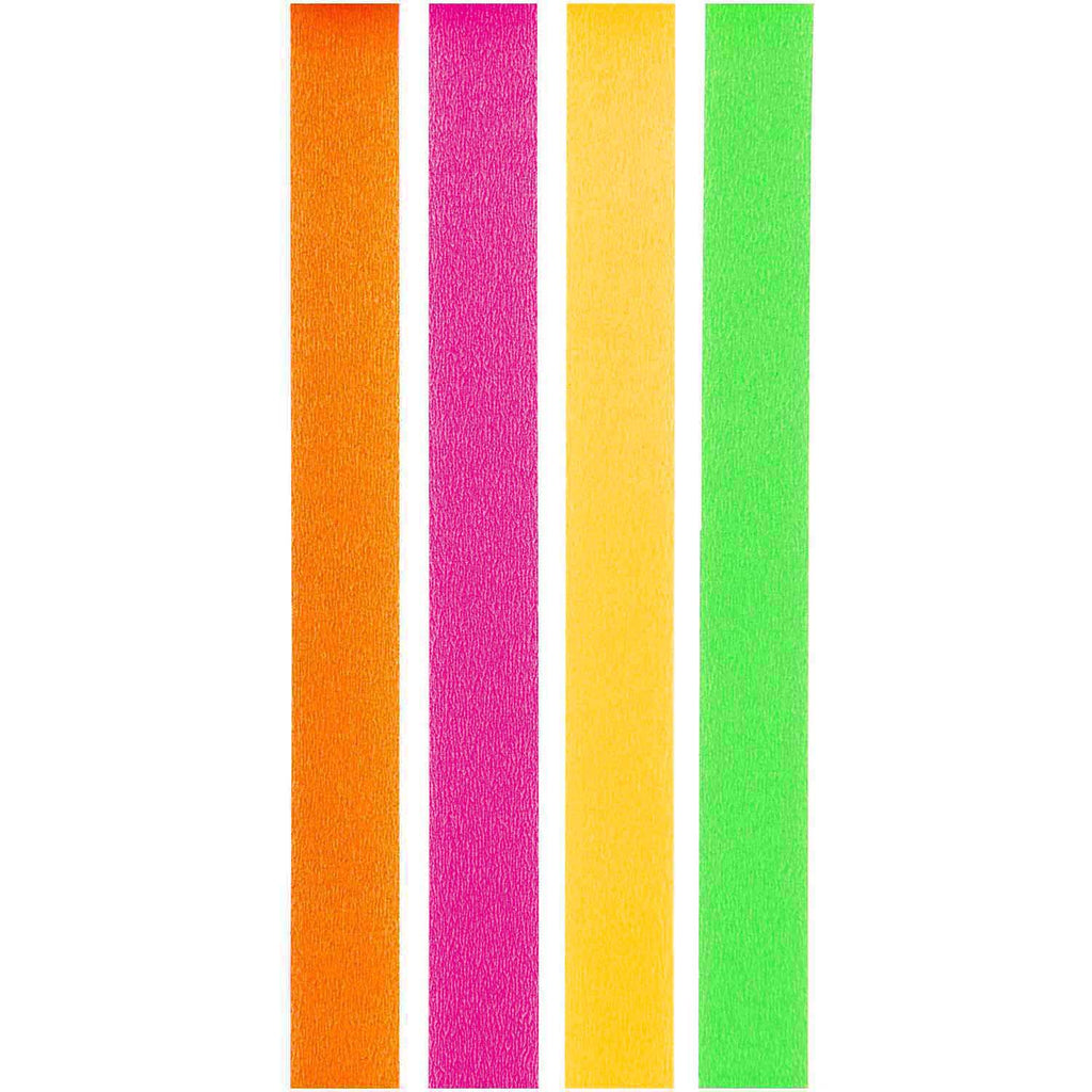 Rico Design Paper 4 Piece Neon Classic Tape Set - Radish Loves