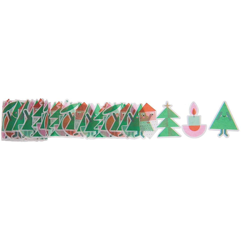 Rico Design Paper Merry Christmas Figures Washi Stickers - Radish Loves