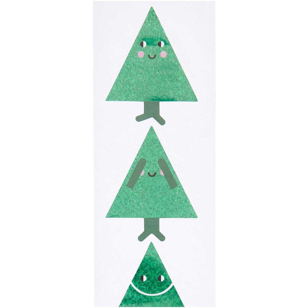 Rico Design Paper Poetry Merry Christmas, Fir Trees Sticker - Radish Loves