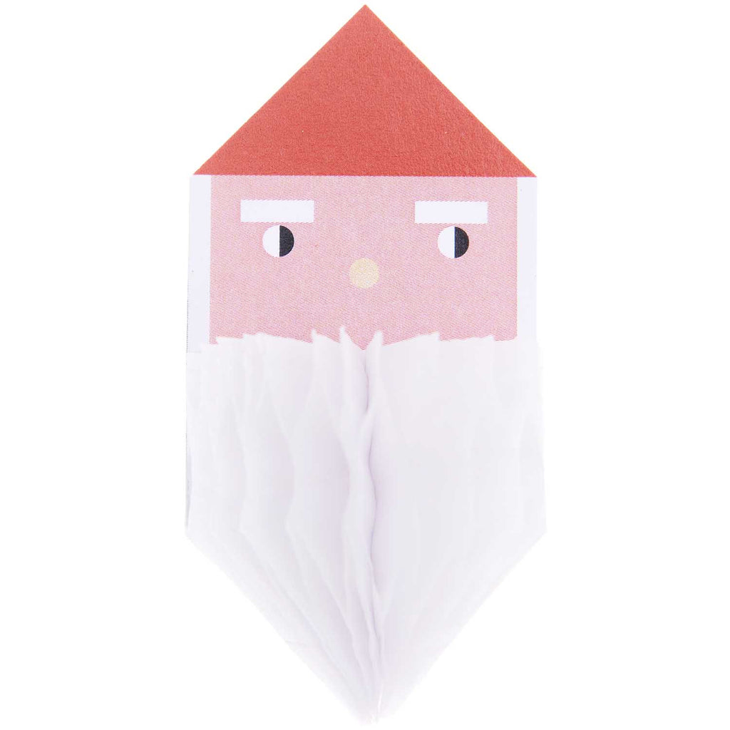 Rico Design Paper Poetry Merry Christmas Honeycomb Santa Stickers - Radish Loves