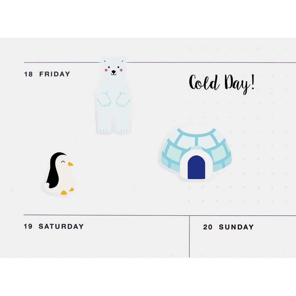 Rico Design Paper Poetry Polar Bears And Seals Gel Stickers - Radish Loves